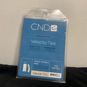CND Velocity Nail Tips- natural color